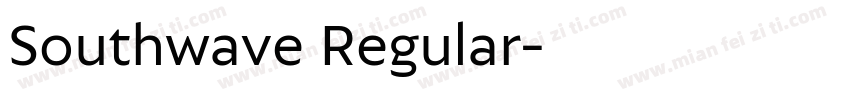 Southwave Regular字体转换